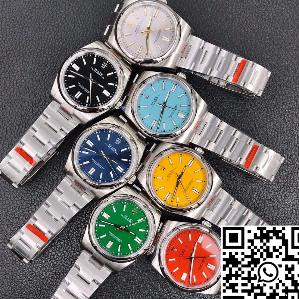 EW Perpetual M124300-0003 Rolex Factory Dial Oyster 41MM Blue 0823
